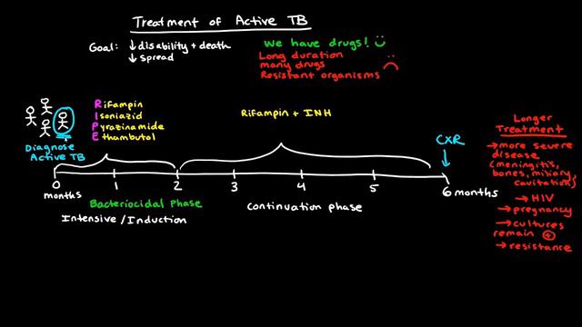 Treatment Of Active TB | Infectious Diseases | NCLEX-RN | Khan Academy