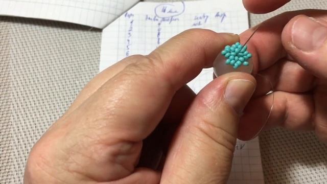 Старые БУСЫ переделываем на новые. Оплетаем бусины бисером.  Мастер-класс.