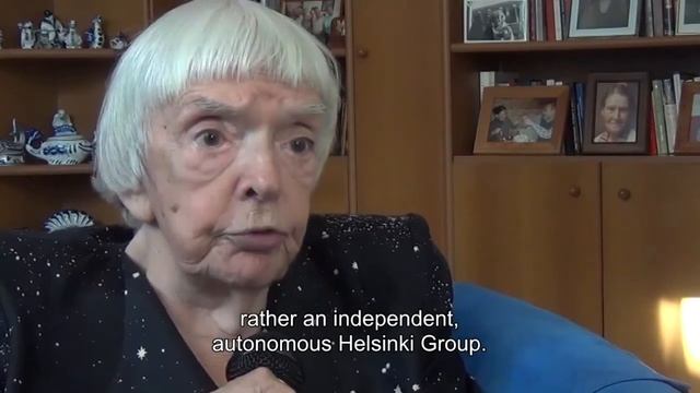 Ludmilla Alexeeva On How MHG Started Its Work (English Subtitles)