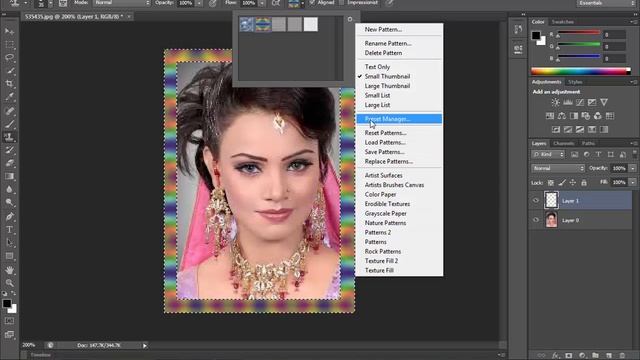 How To Make Beautiful Frame Picture In Adobe PhotoShop CS6 Urdu Hindi Tutorial