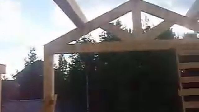 Несущие конструкции их бруса. Беседка - часть 1