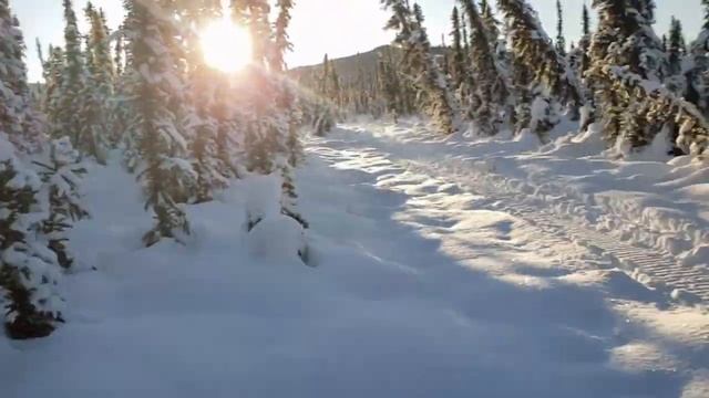 2021 Ski-doo Skandic 600 ACE WT Alaska Followup.  Moderate Deep Snow And Trail Breaking On Hills.