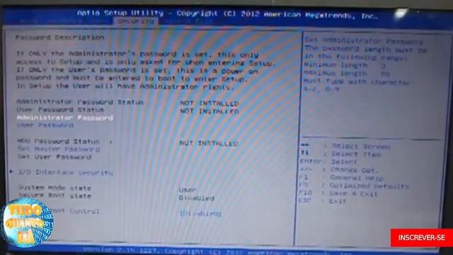 SEGREDO DA BIOS - FORMATAR NOTEBOOK ASUS