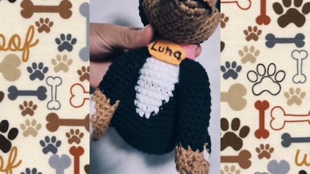 Mascotas Amigurumi Personalizado, Perrito Chihuahua (20 Cm)