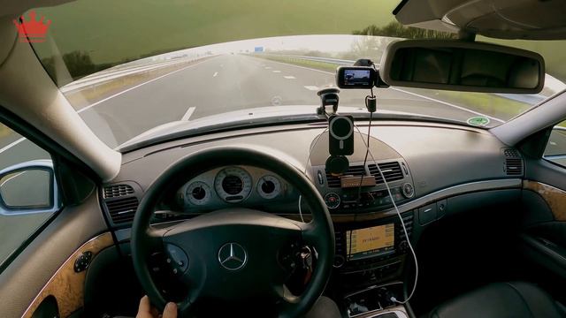 Mercedes E200 CDI W211 Consumption Test And Driving Around