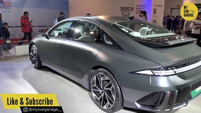 Hyundai Ioniq 6 2023 EV | Grey Colour | Walkaround | Auto Expo 2023 India | My Car Garage |