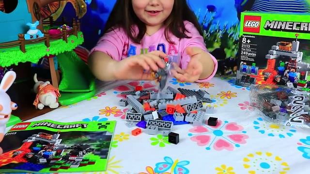 ЛЕГО Майнкрафт - Коллекция видео о Конструкторе Лего на русском - Игрушки Хохотушки