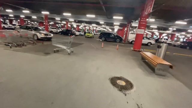 Выходной день в торговом центре Мега.