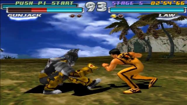 [TAS] Nina \ Law Gameplay - Tekken Tag Tournament (Requested)