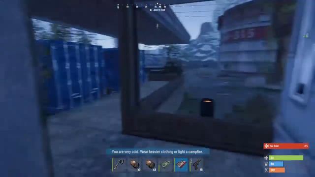 Playing rust 3 man and low on kits