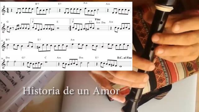 Historia De Un Amor 24#metodoflautadulce #canciones #musica #intermediate