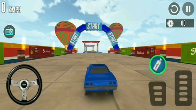 Muscle Car Stunt Driving Part#3 - Car Racing Simulator Android Games