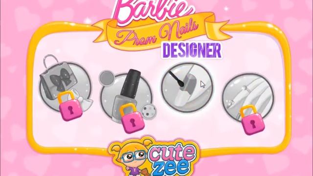 Barbie Video Game - Barbie Prom Nails Designer - Cutezee.com
