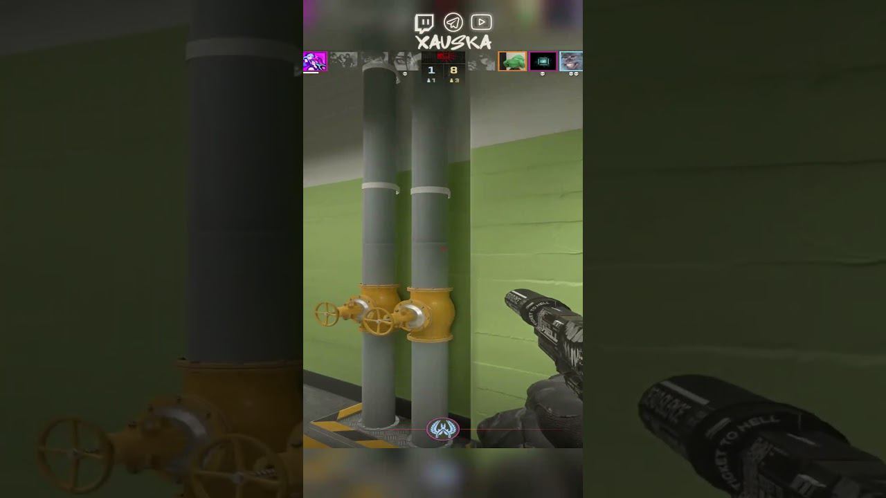 ТИНЬКОВ С ЗЕВСА #counterstrike2 #shorts #reels #clips #clutch #funny #смех #clutch #cs2 #xauska #fun