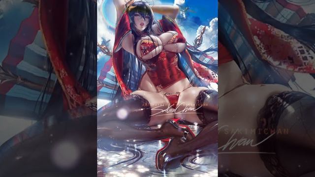 Sangsieusale Hình Nền động Gái Xinh Taihou Của Sakimichan