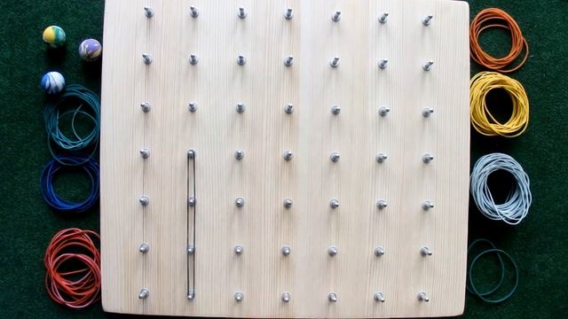 Рисуем домик на геоборде от LeryKids