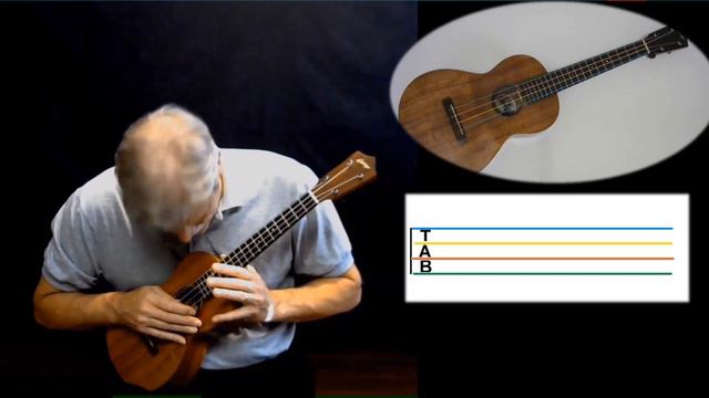 Video Lesson. How To Read Ukulele Tablature And Play 𝐇𝐚𝐰𝐚𝐢𝐢 𝐁𝐥𝐮𝐞𝐬. (Easiest Uke Piece Ever.)