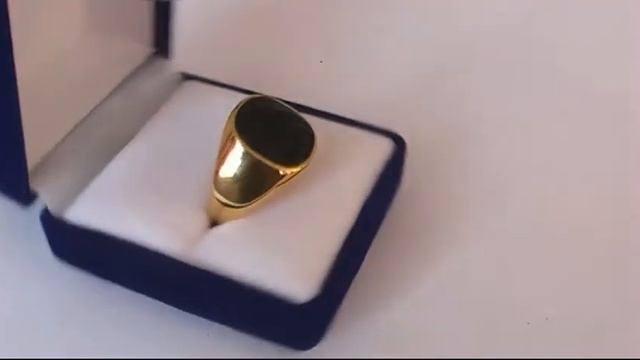 Мужское кольцо с ониксом Italina