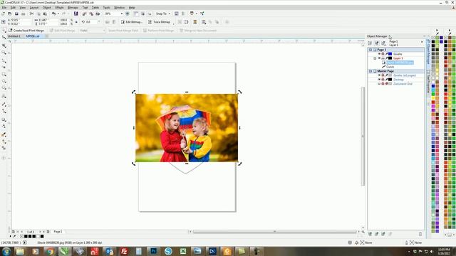 Capturing PowerClip Objects With CorelDRAW -