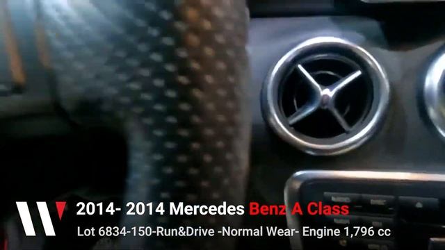 150th Live Auction - 2014 Mercedes Benz A Class W176