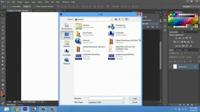 How To Import A Color PaletteInto Photoshop