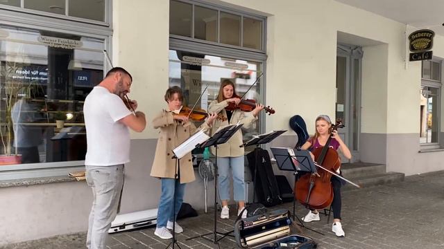 Эрфурт - живая уличная музыка