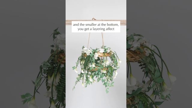 Learn How To Design A Floral Chandelier!