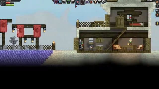Смотрим игры: Starbound - Град, птицы, животные.