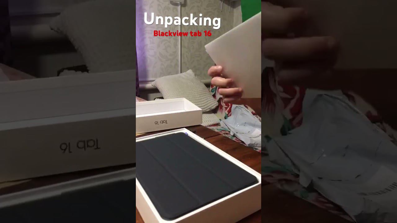 Unpacking Blackview Tab 16