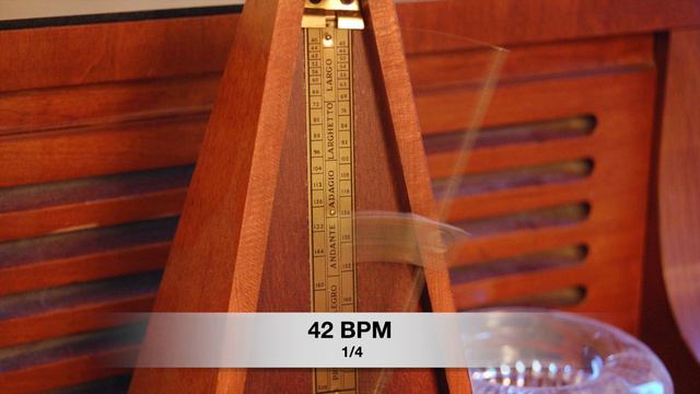 Metronome 42 BPM 1/4