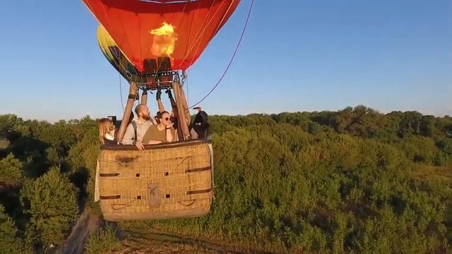 Полеты на воздушном шаре  в Днепре 12.08.2017г.
