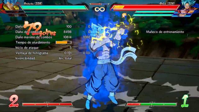 [DBFZ] Gogeta SSB TOD 3.5 Bars Stylish TOD With Overkill 