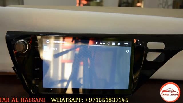 TOYOTA CAMRY ANDROID NAVIGATION SYSTEM (2018)