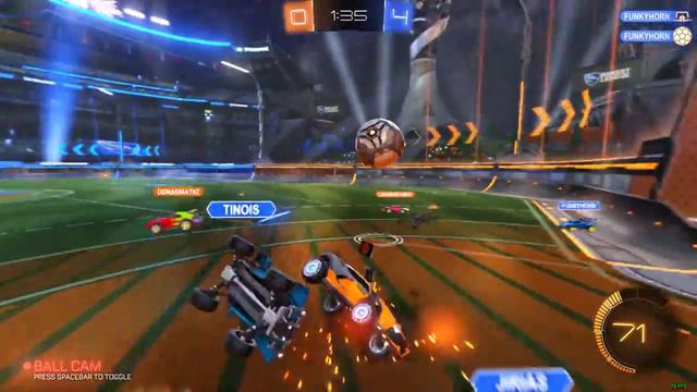 Rocket League, или музыка, мячи и команды которые ливают