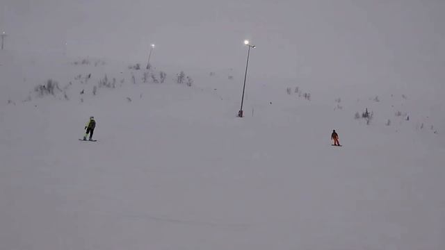 Впервые на склоне. Сноуборд. Большой Вудъявр. Кировск. Хибиногорск.
