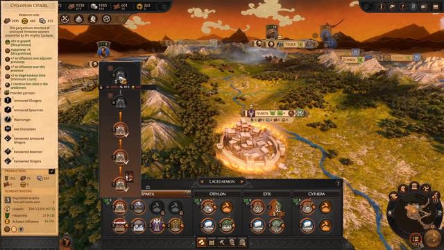 A Total War Saga: Troy - 7 Minutes Of Campaign Gameplay