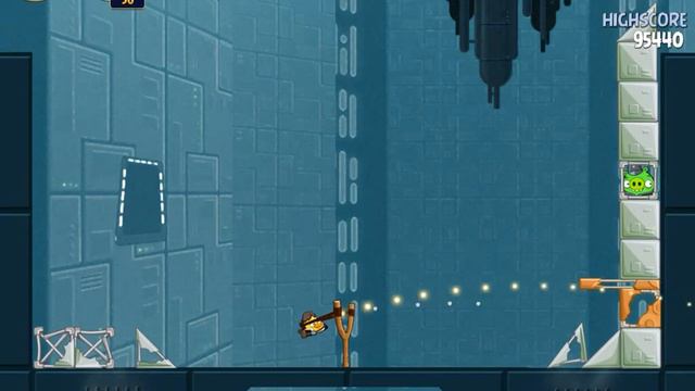 Angry Birds Star Wars Level 2-21 Death Star. 3 Stars