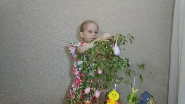 пасхальное дерево |поделки для детей| готовимся к Пасхе