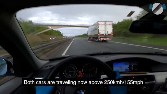 Autobahn Encounter BMW 335d e90 meets BMW M2  #TopSpeedBrothers