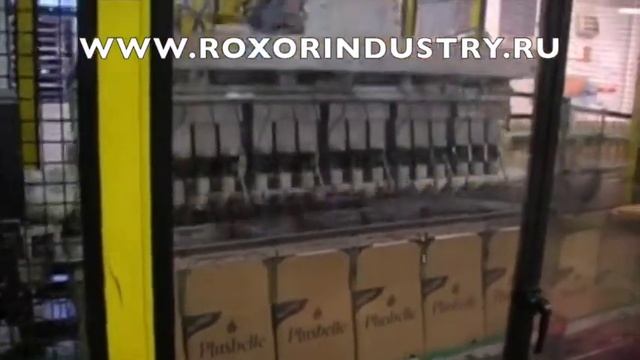 Упаковка шампуня. Кейспакеры.