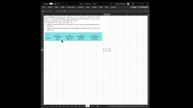 Estadística Empresarial. Semana 4. Clase 7. Ejercicios Teorema De Bayes