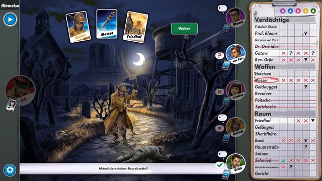 Eine Chaosrunde - Clue/Cluedo: The Classic Mystery Game - Deutsch German  -Dhalucard