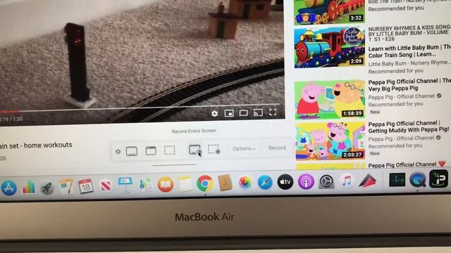 Screen Recording With Audio In MacBook Air | Apple | MacBook Screen Record