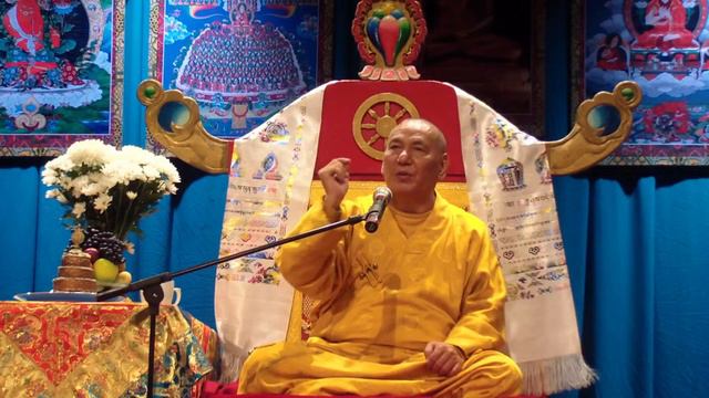 Трансляция лекции Досточтимого Геше Джампа Тинлея в г. Улан-Удэ 14 сентября 2022