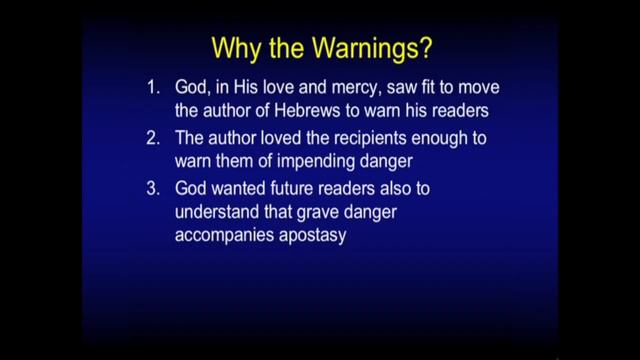 Chuck Missler - Hebrews Session 3 Chapter 2