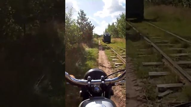 Вдоль УЖД на японской альфе Honda Benly CD50