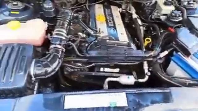 Opel Omega B 2.2 16v мойка подкапотного пространства