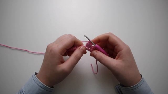 Простой узор крючком 