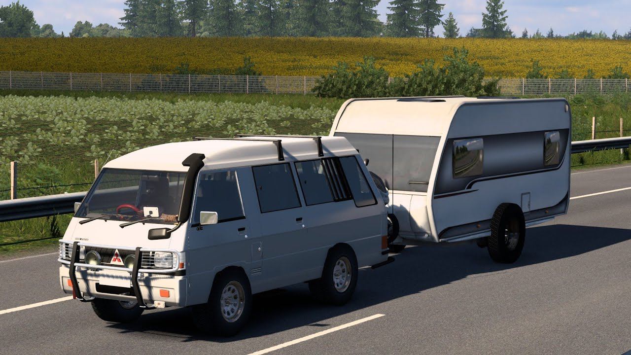 [ETS 2] Mitsubishi L300 Starwagon (right-hand Drive)_EngLand Trailer Cruise