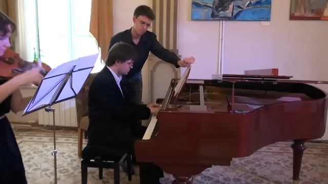 М.РАВЕЛЬ, СОНАТА   ДЛЯ  СКРИПКИ   И  ФОРТЕПИАНО,  2-Я  ЧАСТЬ (  2)